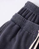 Double Waist Acid Wash Waffle Shorts | Inflation Streetwear INFLATION