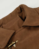 Horse Embroidery Suede Clasp Padded Jacket | Inflation Streetwear INFLATION