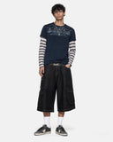 Distressed Graphic Layered Baby T-Shirt | Inflation Streetwear