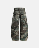 Double Waist Camo Cargo Pants | Inflation Streetwear INFLATION