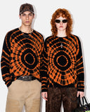 Spiral Tie-Dye Wool Blend Long Sleeve T-Shirt | Inflation Streetwear