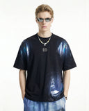 Iridescent Shimmer Oversized T-Shirt | Inflation Streetwear INFLATION