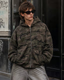 Camouflage Zip Up Jacket | Inflation Streetwear INFLATION