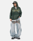Vintage Graphic Wave Baggy Jeans | Inflation Streetwear