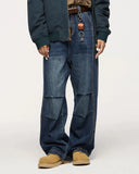 INFLATION Faded Dirty Baggy Cargo Jeans INFLATION