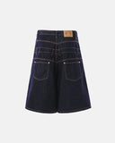 Double Waist Rivet Baggy Jorts | Inflation Streetwear INFLATION