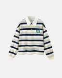 Striped Rugby Polo Shirt | Inflation Streetwear INFLATION
