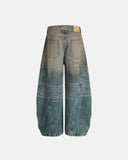 Dirty Ripped Barrel Jeans | Inflation Streetwear INFLATION