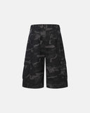 Dark Camo Cargo Shorts | Inflation Streetwear INFLATION