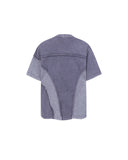 Patchwork Washed Boxy Cropped T-Shirt | Inflation Streetwear