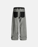 Distressed Reverse Design Baggy Jeans | Inflation Streetwear INFLATION