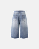 Washed Baggy Longline Jorts | Inflation Streetwear INFLATION