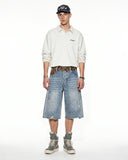 longline wide-leg streetwear jorts