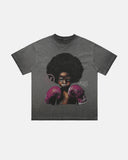 oversized vintage character graphic tee