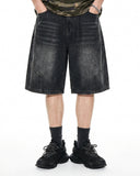 Structured Washed Denim Shorts | Inflation Streetwear INFLATION