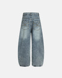 Rivets Embroidered Baggy Jeans | INFLATION Streetwear INFLATION