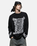 Waffle Graphic Long Sleeve T-Shirt | Inflation Streetwear