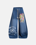 Airbrush Graphic Barrel Sweatpants | Inflation Streetwear