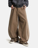 Washed Cotton Barrel Cargo Pants | Inflation Streetwear