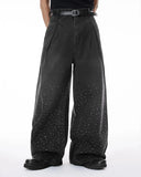 Acid Washed Rhinestone  Baggy Jeans | Inflation Streetwear INFLATION