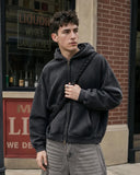 INFLATION Vintage Washed Zip Up Hoodie