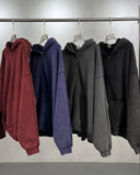 Distressed Acid Wash Double Zip Up Hoodies | Inflation Streetwear INFLATION