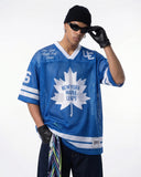 V-neck Mesh Jersey Tees | Inflation Streetwear INFLATION