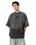 Monkey Washed Towel Embroidery Tshirt | Inflation Streetwear INFLATION