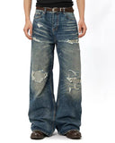 Vintage Distressed Baggy Jeans | Inflation Streetwear INFLATION