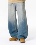 Gradient Color Acid Wash Baggy Jeans | Inflation Streetwear INFLATION
