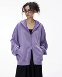 Acid Wash French Terry Zip Up Hoodies | Inflation Streetwear INFLATION