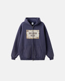 Graphic Distressed Washed Zip Up Hoodies | Infaltion Streetwear INFLATION