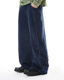 Colorful Rhinestones Ballon jeans | Inflation Streetwear INFLATION