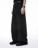 Chill Wide Leg Rhinestone Denim Pants | Inflation Streetwear INFLATION