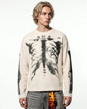 Skeleton Graphic Washed Long Sleeve | Inflation Streetwear INFLATION