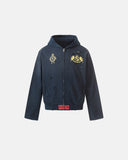 Distressed Washed Printed Zip Up Hoodies | Inflation Streetwear INFLATION