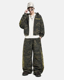 Camo Script Wide Leg Lounge Pants | Inflation Streetwear
