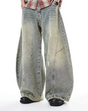 Colorful Rhinestones Ripped Baggy Jeans | Inflation Streetwear INFLATION