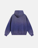 Acid Washed Ripped Fleece Hoodies | Inflation Streetwear INFLATION