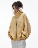 High Collar Fleece Double Zip-Up Hoodies | Inflation Streetwear INFLATION