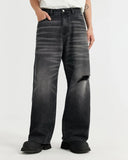 Ripped Wide Leg Jeans | Inflation Streetwear INFLATION
