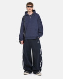 Wave Stripe Wide-Leg Sweatpants | Inflation Streetwear