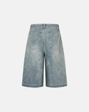 Button Fly Baggy Denim Jorts | Inflation streetwear INFLATION