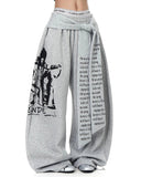 Graphic Printing Baggy Sweatpants | Inflation Streetwear INFLATION