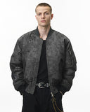 Snake Scale Camouflage Bomber Jacket | Inflation Streetwear INFLATION