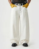 Contrast Stitch Baggy Jeans | Inflation Streetwear INFLATION