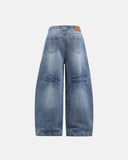 Blue Monkey Wash Baggy Jeans | Inflarion Streetwear INFLATION