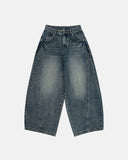 Vintage Washed Barrel Jeans | Inflation Streetwear INFLATION