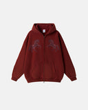 Horse Year Acid Wash Zip Up Hoodies | Infaltion Streetwear INFLATION