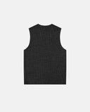 Embroidered Knit Tank Top | Inflation Streetwear